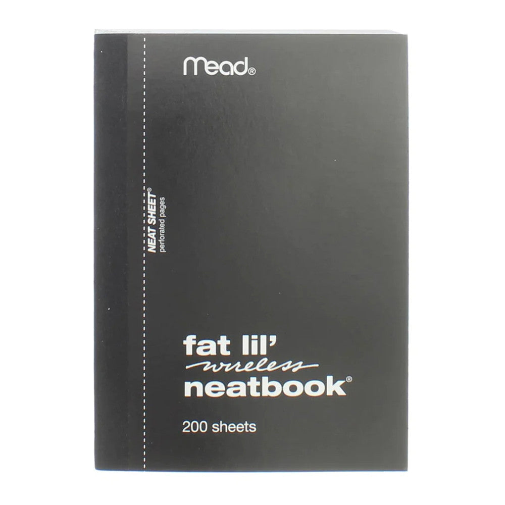 Mead Fat Lil Neatbook, College Ruled, 200 Sheets, 1 Ea